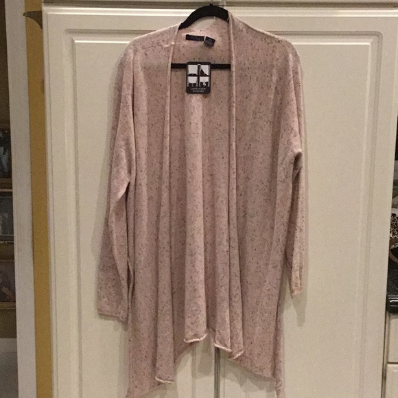RDI Sweaters - NWT RDI Pale Pink Draped Cardigan